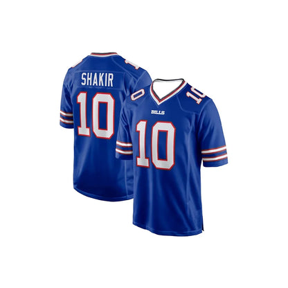 Maillot de football Buffalo 2024-2025 – T-shirt d'entraînement sportif type rugby – Allen #17 – Respirant à manches courtes