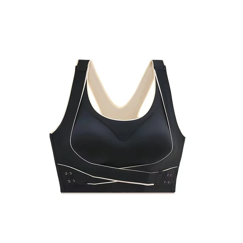 Soutien-gorge Sport Femme No Trace – Sans Armature, Anti-choc, Maintien Rassembleur, Dos Sublimé – Brassière Fitness & Yoga