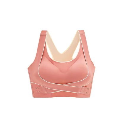 Soutien-gorge Sport Femme No Trace – Sans Armature, Anti-choc, Maintien Rassembleur, Dos Sublimé – Brassière Fitness & Yoga