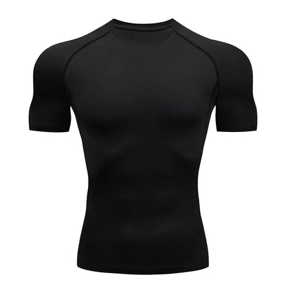 Men's  Guts Dutrieux Compression Shirt, Fitness, Sport, Running, Tight Gym Tshirts, Athletic, Quick Dry Tops, Summer Tee S-3xl
