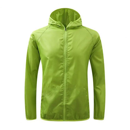 Summer UV Women Men Skin Coat Thin Quick Drying Sunscreen Coats Summer Anti uv Unisex Sports Jogging Windbreaker