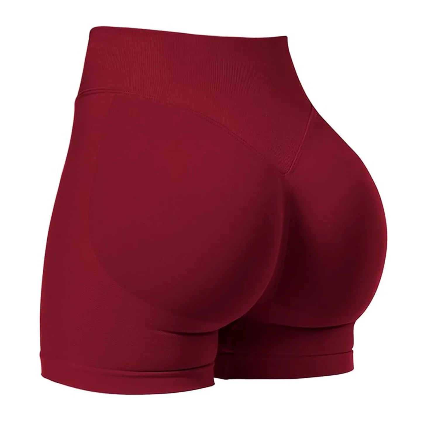 Shorts Femme Seamless – Taille Basse – Yoga et Sport – Haute Élasticité