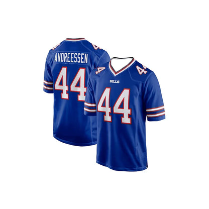 Maillot de football Buffalo 2024-2025 – T-shirt d'entraînement sportif type rugby – Allen #17 – Respirant à manches courtes