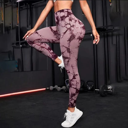 Legging Yoga Femme Taille Haute Seamless avec Effet Push-Up – Collants Fitness Longueur Cheville