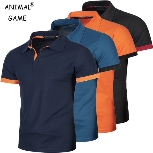 Nouveau Polo Homme à Manches Courtes – Couleur Unie, Streetwear, Léger, Col à Revers, T-shirt Estival pour le Jogging et le Sport