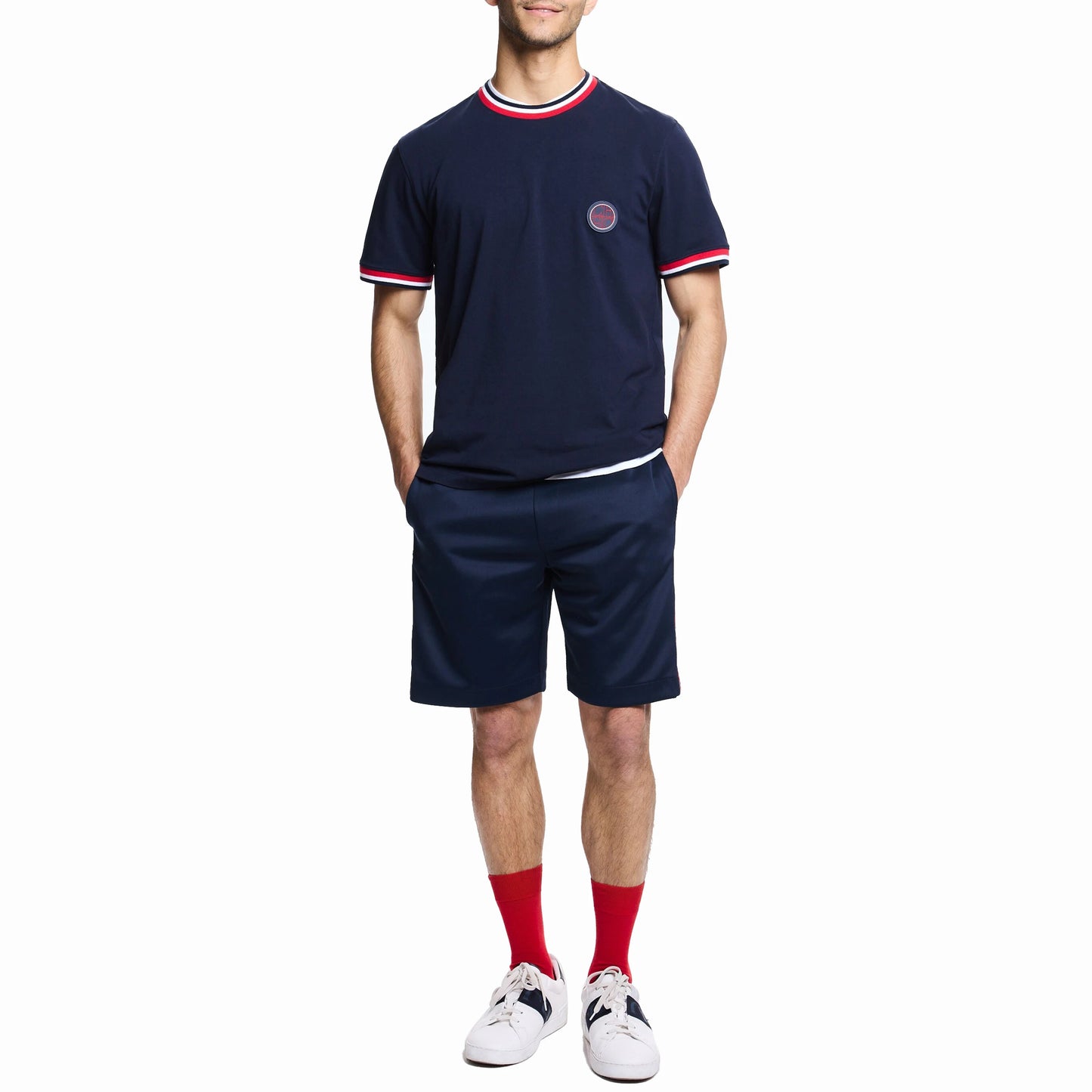 Summer Mens T Shirts Cotton Mens Casual Short Sleeve Solid Stripe O Neck Soft T-Shirts Basic Men's Loose Fit Tee Shirt Tops