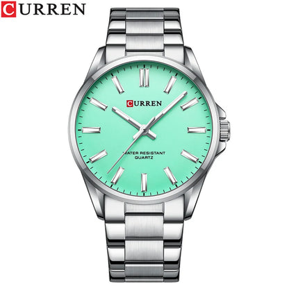 Montre homme CURREN 8225 – Élégance business & style militaire – Bracelet cuir, date, quartz – Cadeau parfait et marque de luxe abordable