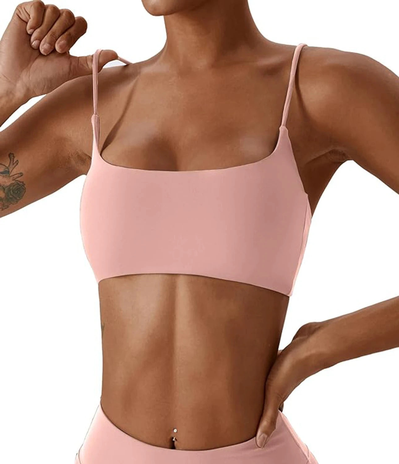 Brassière de sport dos croisé en tissu ultra doux – Top fitness femme de haute qualité, idéal pour yoga, fitness et course